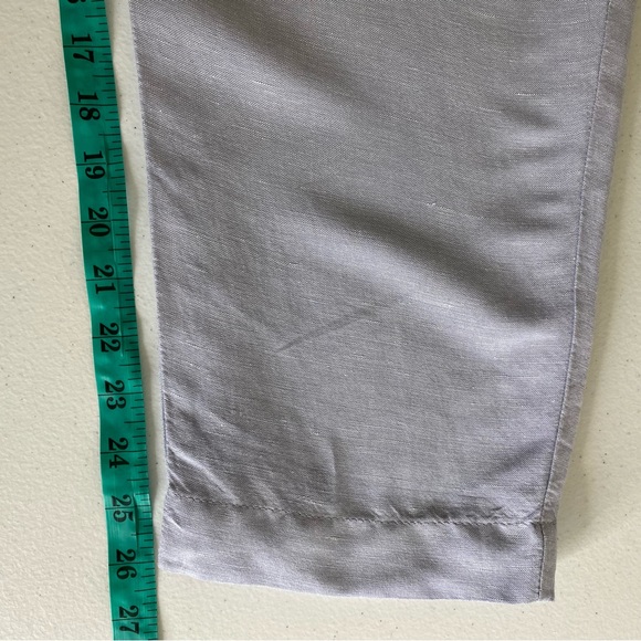 Madewell Linen Blend Track Trouser Pants Light Blue Size M - Picture 12 of 16